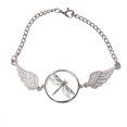 thumbnail image 1 of Dragonfly retrato animal sketch Pulsera pulsera pulsera alas de ángel pulsera, 1 of 3