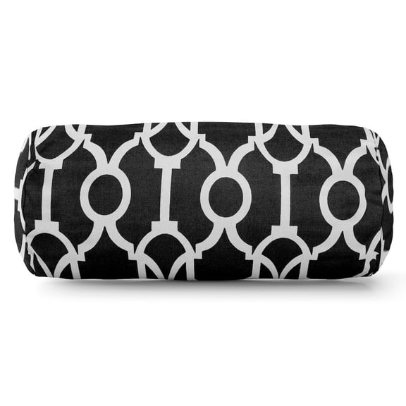 Majestic Home Goods Bolster Pillow Athens Black
