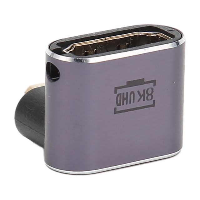 HD To Micro HD Adapter, Aluminum Alloy Micro HD To HD Converter Gold Plated For Camera