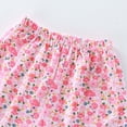 thumbnail image 6 of Vornjynx Kids Girls Cotton Outfit Sets Crew Neck Cami Tee and Elastic Waist Shorts Trendy Floral Summer Casual Cute Clothes 2 Piece Multicolor Size 1, 6 of 9