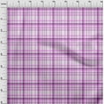 thumbnail image 4 of oneOone Cotton Silk Fuschia Pink Fabric Plaid Craft Projects Decor Fabric Printed By The Yard 42 Inch Wide, 4 of 4