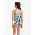 thumbnail image 3 of Justice Girls Strappy Back Leotard with Scrunchie, Sizes XS-XL, 3 of 4