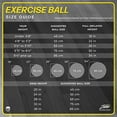 thumbnail image 5 of URBNFit Exercise Ball - Yoga Ball for Workout Pregnancy Stability - AntiBurst Swiss Balance Ball with Pump, 65M, Pink, 5 of 9