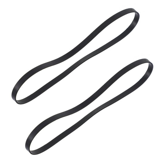 2 PCS Turntable Belt Rubber Tape Machine Flat Belt Replacement Accessory