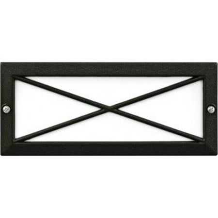

2 x 20 watt JC Recessed Brick Step & Wall Fixture Black - 12V