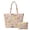 Cute Patchwork Kitten Pattern, variant on Purses and Handbags Set for Travel Daily, Portable Large Capacity Shopper Handbag 2 Piece Women's Quilted Bag Sunflower