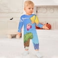 thumbnail image 3 of Kirby Baby Long Sleeve Footless, Infant Playsuit Romper Jumpsuits for Boys Girls, 3 of 8
