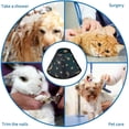 thumbnail image 4 of Moons Planets Galaxy Soft Cat Dog Recovery Collar Adjustable Cat Cone Wound Healing Protective After Surgery for Medium Dogs, 4 of 7