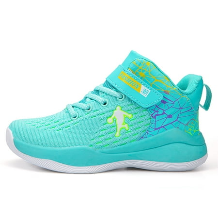 

Engtoy Kid s Basketball Shoes Boys Sneakers Comfortable Non-slip Running Shoes