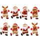 thumbnail image 1 of Muñeca de Navidad, 8 Piezas Decoración Colgante de Navidad Papá Noel Muñeco de Nieve Muñeco de Reno Adornos de Árbol de Navidad para Árbol de Navidad, Aniversario, Decoraciones de Bricolaje, Regalos, 1 of 8