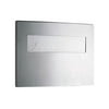 Bobrick 4221 Toilet Seat Cover Dispenser, 15 3/4 x 2 1/4 x 11 1/4, Satin Stainless Steel