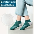 thumbnail image 7 of Unisex Ankle Socks Thin Soft Athletic Low Cut Socks With Tab for Men Women 10-20 Pack, 7 of 7