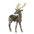 thumbnail image 2 of 13x6.3x16.5" Velvet Foam Standing Deer, 2 of 15