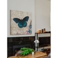 thumbnail image 4 of "A Dark Blue Butterfly" Painting Print on Wrapped Canvas, 4 of 7