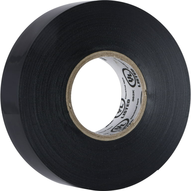 Hyper Tough 50ft Vinyl Electrical Tape, 3/4, 0.43lbs, Black, 3