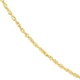 thumbnail image 4 of 14K Yellow Gold 20" 0.9mm Sparkle Singapore Chain Necklace - Unisex, 4 of 4