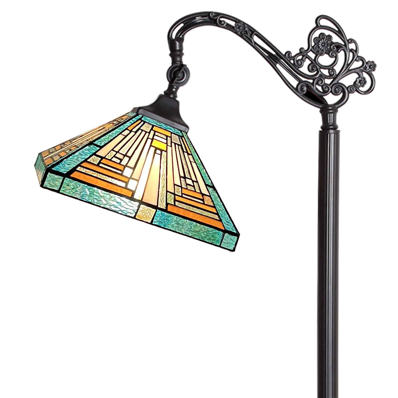 Tiffany Reading Floor Lamp, 62" Tall - Walmart.com