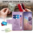 thumbnail image 5 of for Galaxy S23 Ultra Wallet Case, [Butterfly Embossed] PU Leather Wallet Case Flip Protective Phone Cover with Card Slots and Kickstand for Samsung Galaxy S23 Ultra 6.8 - Inch,Purple, 5 of 9