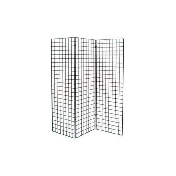 #1900B (3PCS) 1904B (6PCS) New Retails Black Finished Z Unit with Three 2' X 6' Panels