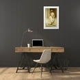 thumbnail image 3 of Deutsch, Ludwig 21x32 White Modern Wood Framed Museum Art Print Titled - The Emir, 3 of 4