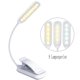 thumbnail image 3 of Lámpara de lectura con abrazadera CIRYCASE, 7 LED, recargable por USB, protección para los ojos, miniluz regulable con abrazadera, 3 modos de luz, interruptor táctil, cuello de cisne, 3 of 5