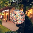 thumbnail image 4 of Linterna Solar impresa de 12 pulgadas lámpara colgante redonda china luz Tmvgtek LED de nailon impermeable para decoración de fiesta y jardín al aire libre, 4 of 9