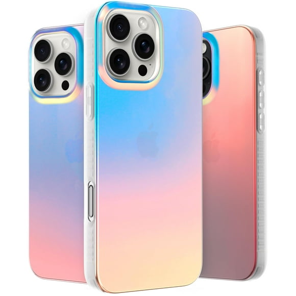 Funda de teléfono LONLI Hue para iPhone 16 Pro, amortiguadora