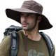 thumbnail image 2 of Visera de Montañismo al aire libre, sombrero de vaquero occidental para mujer, puede recibir sombrero de pescador japonés, Tour de senderismo de verano para hombre, 2 of 5