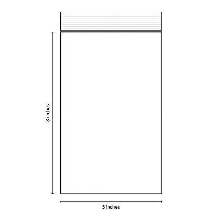 WHITE Block Bags RELOC ZIPPIT 3x5 4mil H. D. 3 X 5" 4 Mil Bags 100 - Foto 10