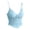 Light Blue, variant on LYEAA Womens Corset Top Bustier with Straps Overbust Crosets Lace Sheer Push up Crop Shapewear Going out Party Tank Top