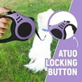 thumbnail image 3 of LIEVUIKEN Retractable Dog Leash Automatic Telescopic Tractor Dog Tape, Pet Tape 10/16 FT Durable and Convenient, with Non-Slip Handle, Suitable for Sm_Gift Of G, 3 of 4