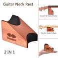 thumbnail image 4 of Soporte para reposacabezas Irfora Soporte de reposacabezas de guitarra 2 en 1 Herramienta de configuración de luthier de guitarra eléctrica y acústica y bajo Irfora Soporte para reposacabezas, 4 of 6