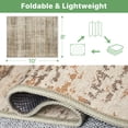 thumbnail image 2 of DEORAB Outdoor Rugs 8'X10' Chenille Patio Rug Three-Layer Material Imitation Silicone Spot Molding Camping Outside Rv Mat,Brown, 2 of 8