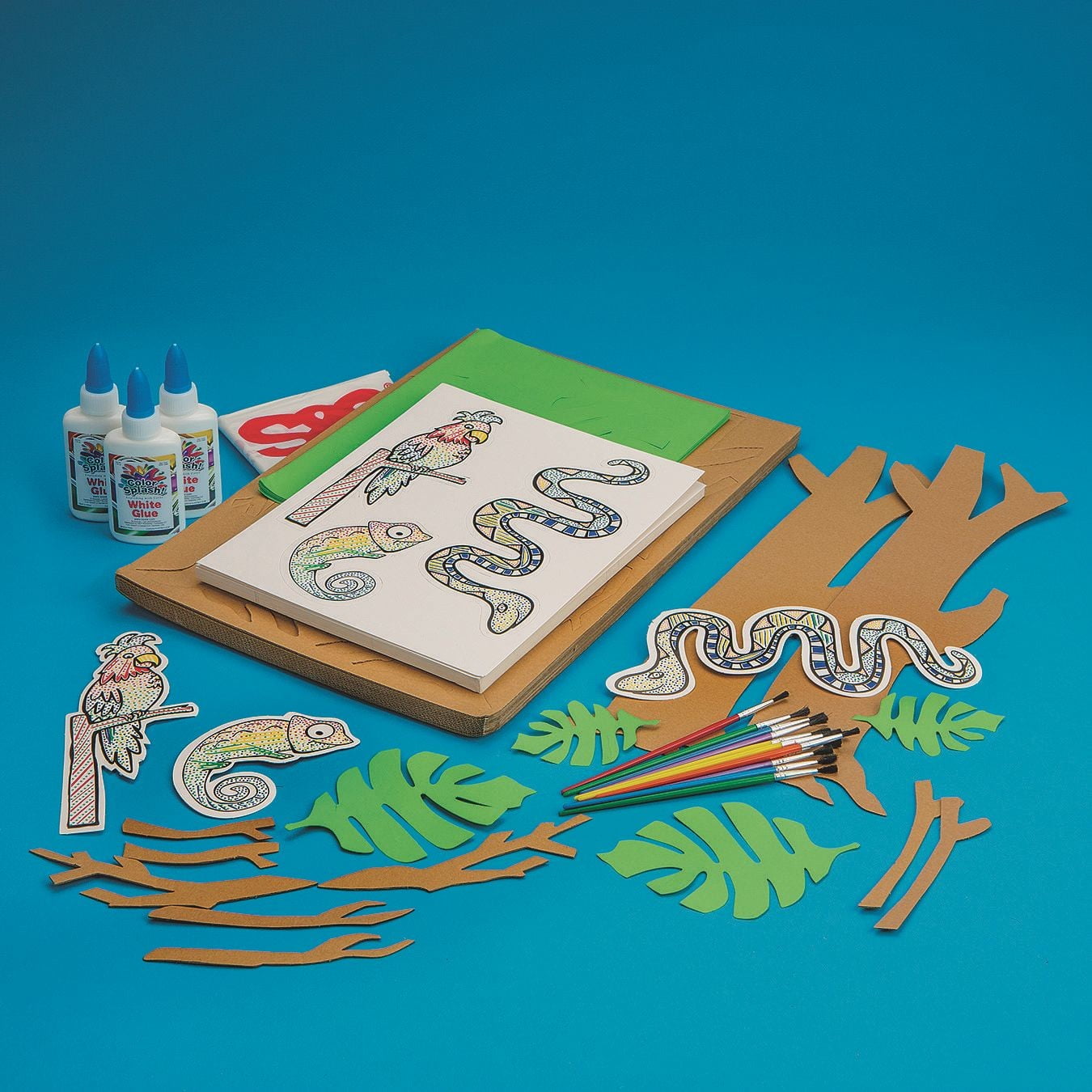 Paint-a-Dot™ Rainforest Animals Craft Kit (Pack of 24)
