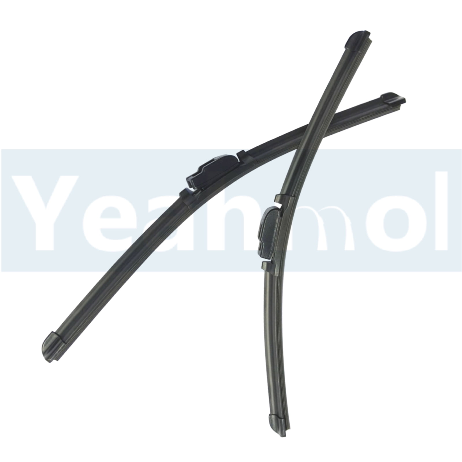 Yeahmol 26" + 26" Front Windshield Wiper Blades Compatible with Ford Fusion 2017, Set of 2, Y28T1O4B