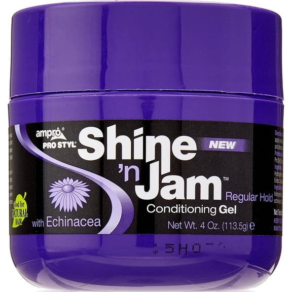 Ampro Shine 'n Jam Conditioning Gel, Regular Hold, 4 oz (Pack of 3)