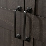Sauder Two-Door Storage Cabinet, Blade Walnut Finish