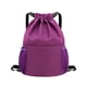 thumbnail image 5 of Mochila con cordón perfecl ligera resistente al agua Violeta, 5 of 8