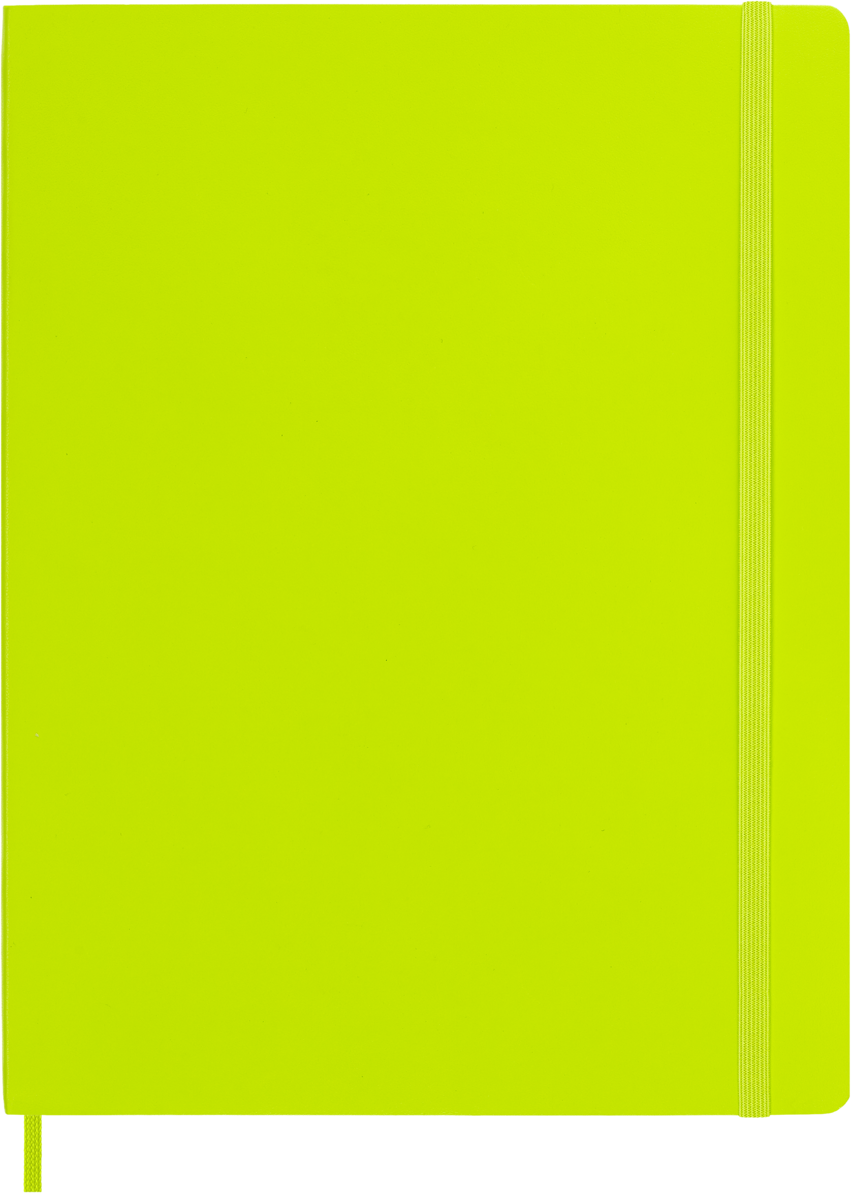 Moleskine Classic Notebook, Soft Cover, XL (7.5" x 9.75"), Ruled, Lemon Green