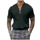 thumbnail image 1 of Shirt Men's Short Sleeved Men's T-shirt Men's Casual Tight European And American Top3XL, 1 of 5