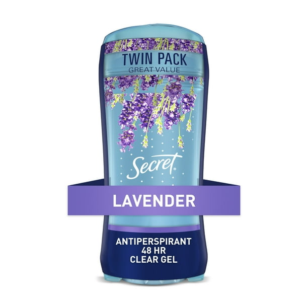 Secret Fresh Antiperspirant Deodorant Clear Gel Luxe Lavender, 2.6 Oz