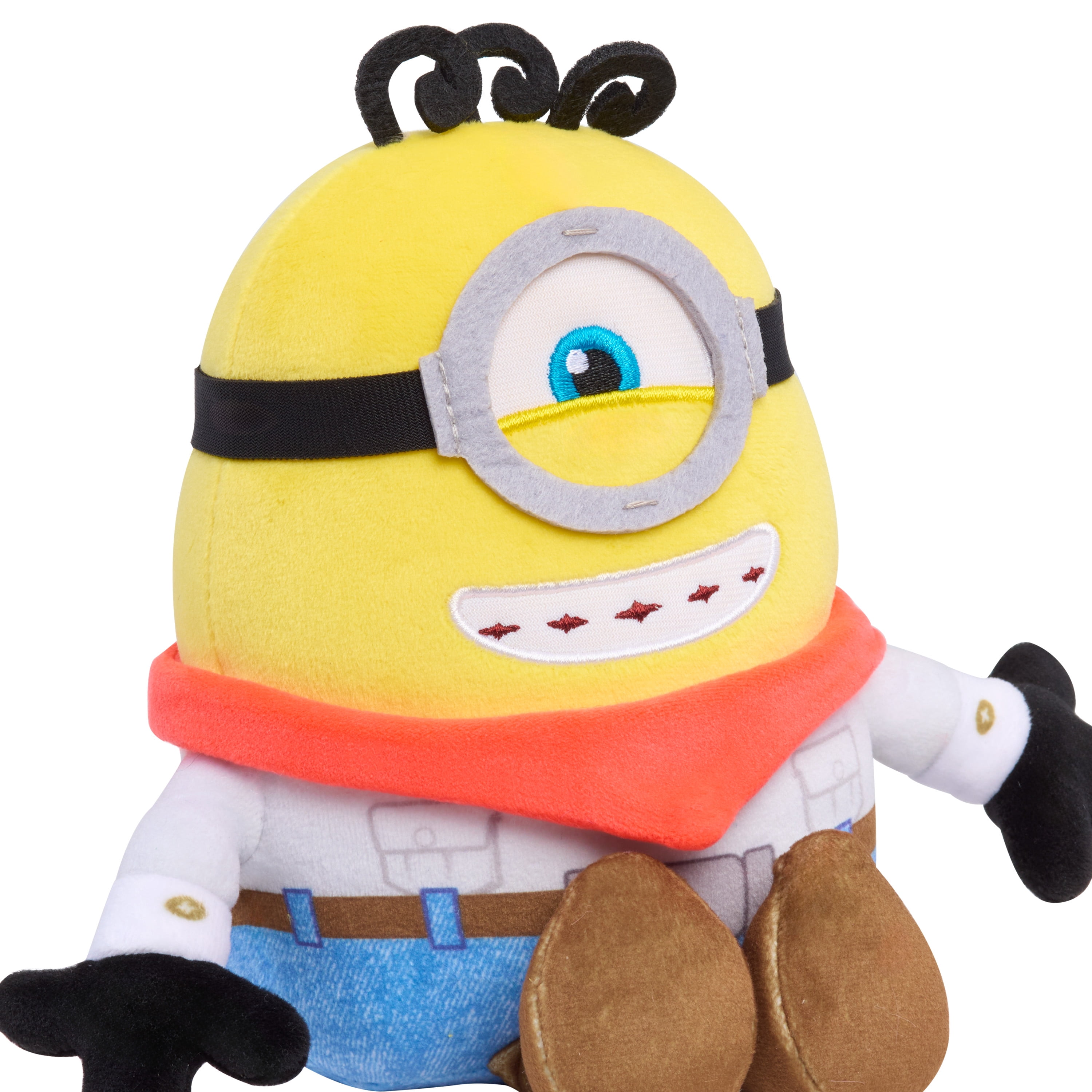 Illumination Minions & Monsters James Squooshy Plush Toy, Sensory Fidget Toy with Bean Fill, Ages 3+