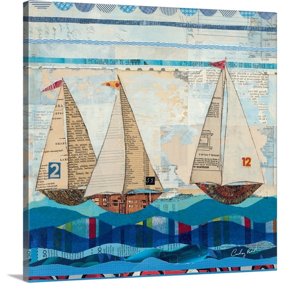 Great BIG Canvas | "Sailing" Canvas Wall Art - 30x30
