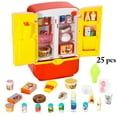 thumbnail image 2 of Kids Fridge Toy Set Light Sound Kitchen Fridge Toy Pretend Play Appliance, 2 of 10