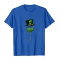 thumbnail image 2 of Uootdi T Shirts for Women Short Sleeve Crewneck Green Glitter Print St. Patrick's Day Casual Daily Soft Comfy Tees Gift, 2 of 5