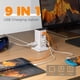 thumbnail image 2 of Estación de carga TESSAN USB C 65W PD 9 en 1 para iPhone, MacB, 2 of 7