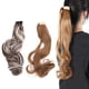 thumbnail image 4 of Extensión de cabello de cola de cabPostizos de cola de caballo, extensión de cabello de cola de caballo de 60 cm, gancho y lazo de 2 piezas para nias para fiestas temáticas para amigos LHCER NONE, 4 of 5
