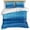 Blue, variant on 3 Piece Blue Ombre Coastal Duvet Cover Set Full Size, Microfiber Comforter/Quilt Cover with Corner Ties and 2 Pillowcases, Summer Gradient Ocean Wave All Season Soft Bedding with Zipper Closure