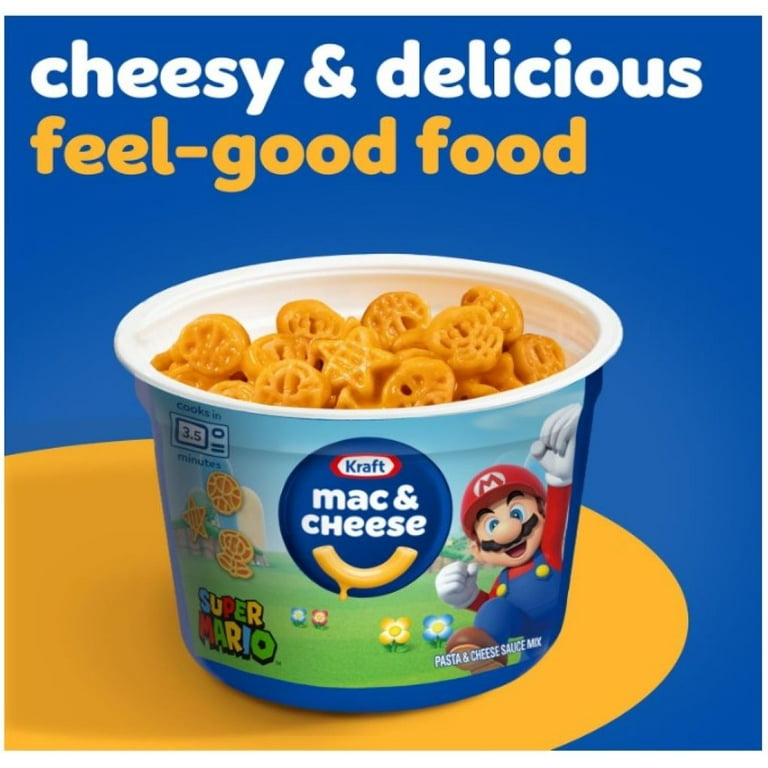 Kraft Mac and Cheese Cups Super Mario Shapes (Pack of 72