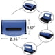 thumbnail image 3 of (Azul) Clip para cinturón de seguridad de automóvil, paquete de 4 ajustadores de cinturón de seguridad para adultos, posicionador de correa de cuello de hombro automático universal cómodo, 3 of 5